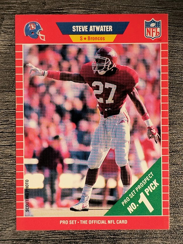 1989 Pro Set #492 Steve Atwater RC (NM)