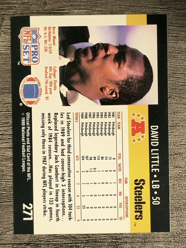1990 Pro Set #271 David Little