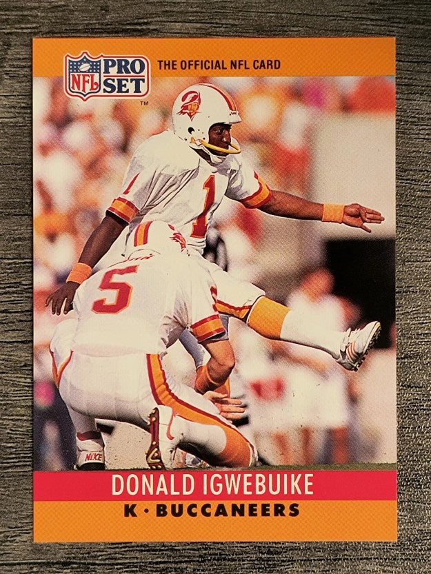 1990 Pro Set #313 Donald Igwebuike