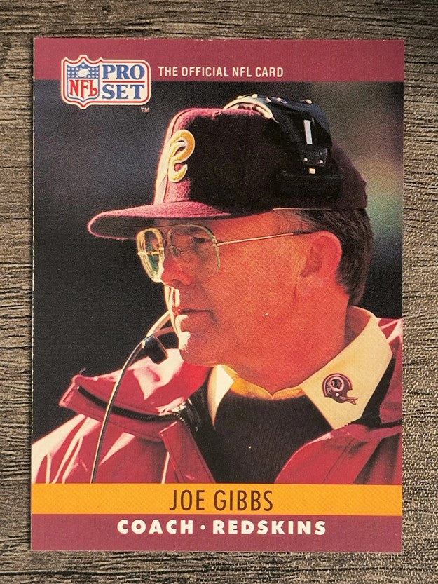 1990 Pro Set #333 Joe Gibbs CO