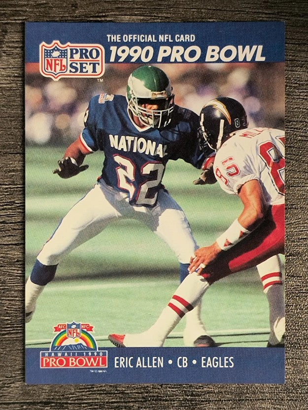1990 Pro Set #379 Eric Allen PB
