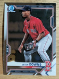 2021 Bowman Chrome Prospects #BCP107 Jeter Downs