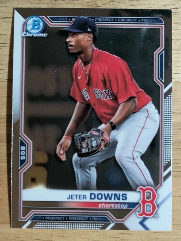 2021 Bowman Chrome Prospects #BCP107 Jeter Downs