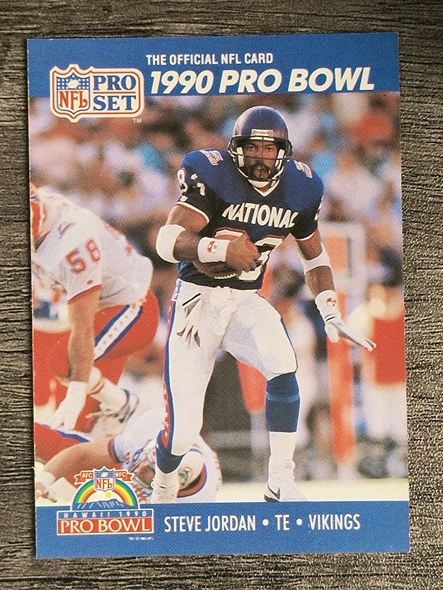 1990 Pro Set #398 Steve Jordan PB