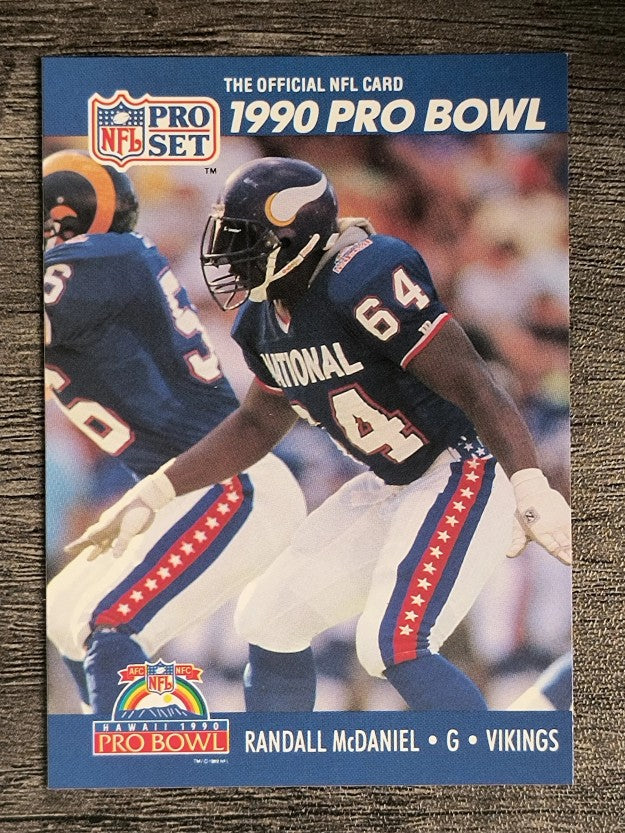 1990 Pro Set #403 Randall McDaniel PB