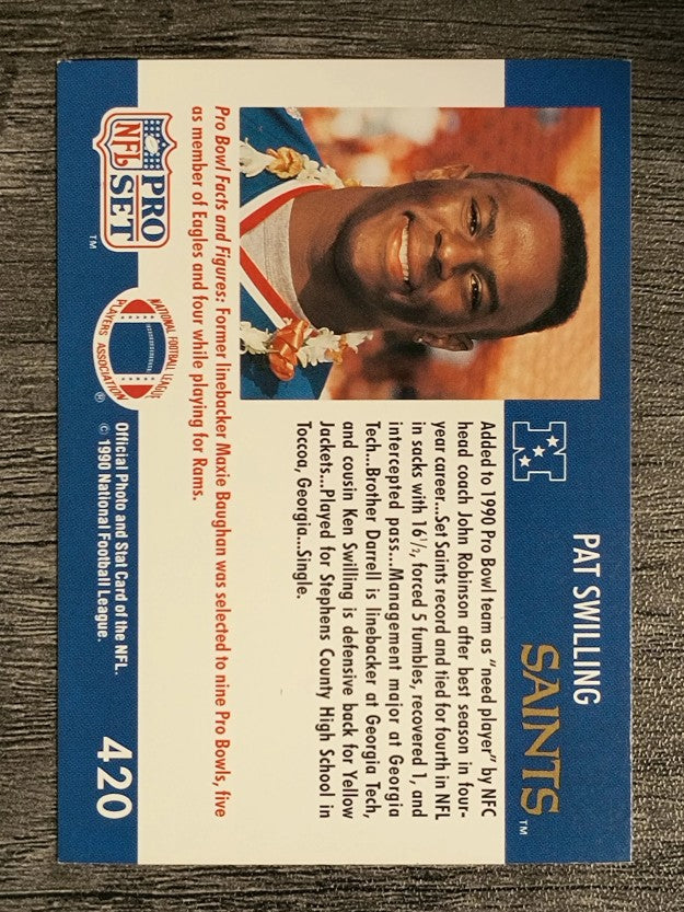 1990 Pro Set #420 Pat Swilling PB