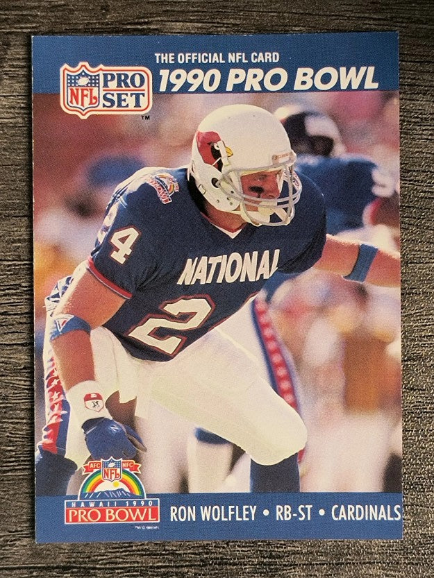 1990 Pro Set #424 Ron Wolfley PB