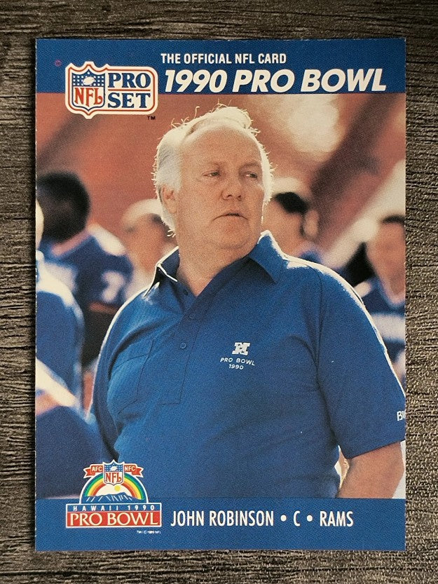 1990 Pro Set #426 John Robinson CO PB