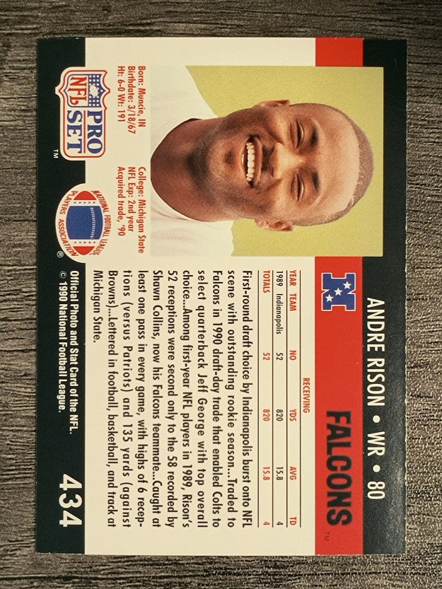 1990 Pro Set #434 Andre Rison