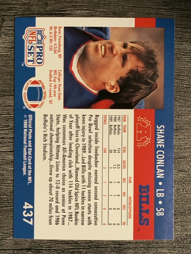 1990 Pro Set #437 Shane Conlan