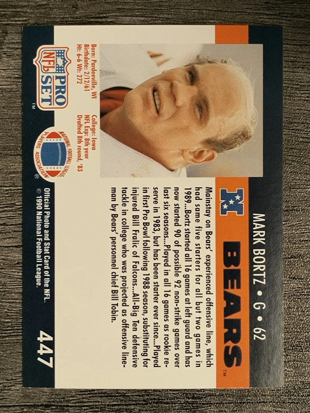 1990 Pro Set #447 Mark Bortz RC