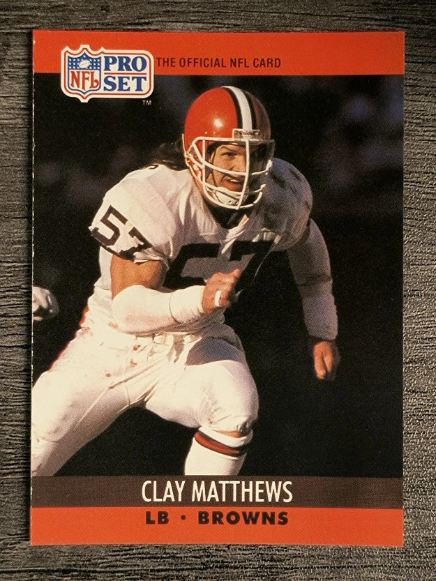 1990 Pro Set #474 Clay Matthews