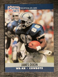 1990 Pro Set #478 James Dixon