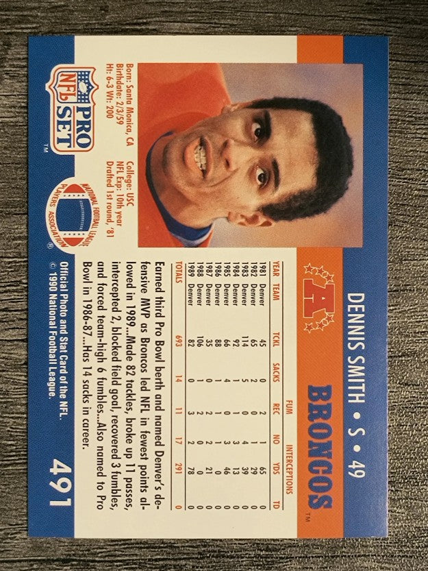 1990 Pro Set #491 Dennis Smith