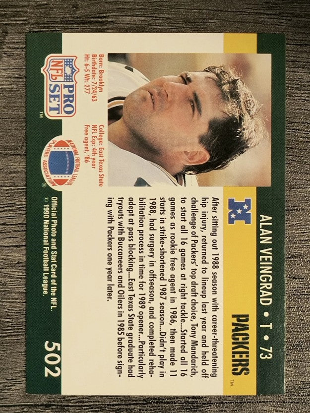 1990 Pro Set #502 Alan Veingrad