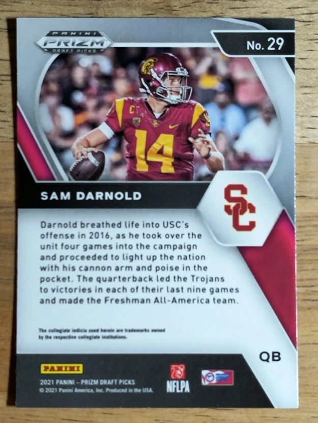 2021 Panini Prizm Draft Picks #29 Sam Darnold