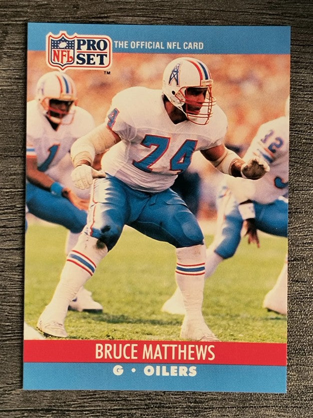 1990 Pro Set #514 Bruce Matthews