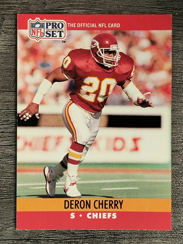 1990 Pro Set #527 Deron Cherry