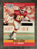 1990 Pro Set #527 Deron Cherry