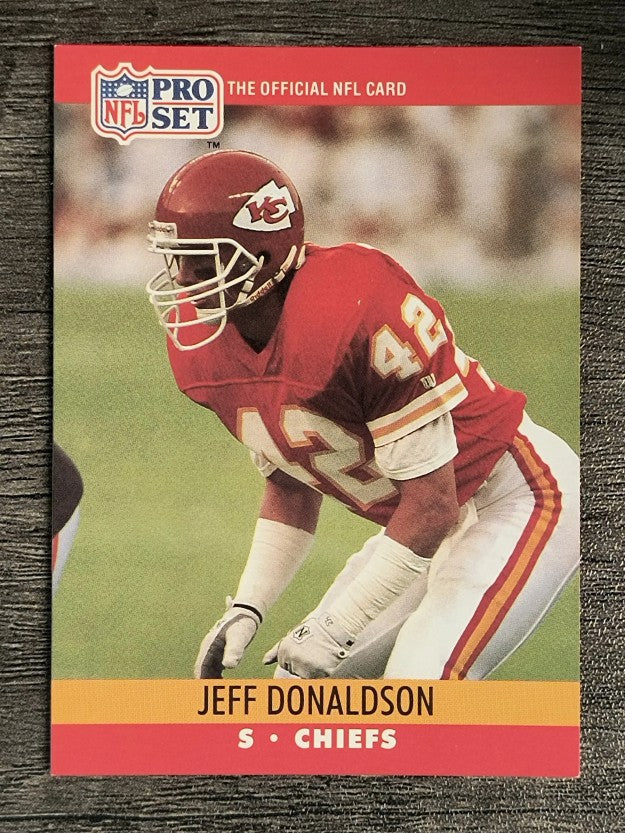 1990 Pro Set #528 Jeff Donaldson