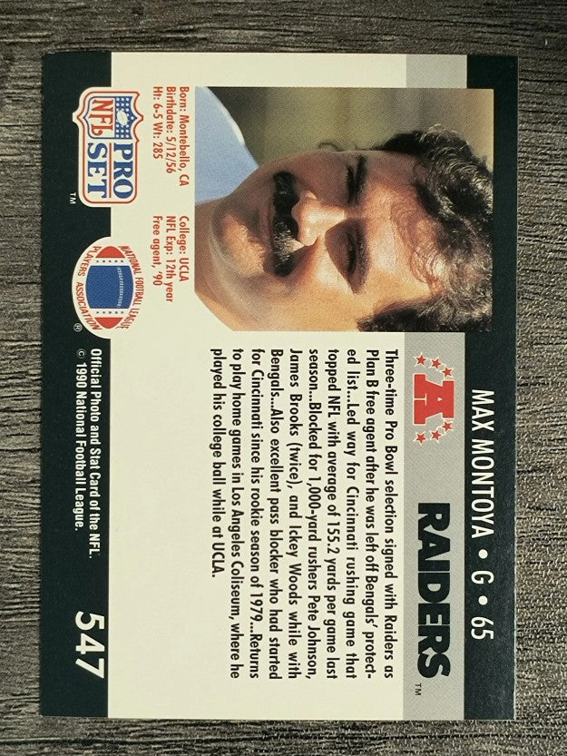1990 Pro Set #547 Max Montoya