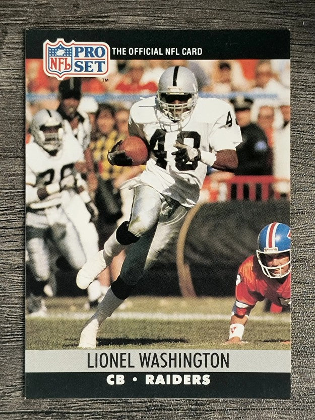 1990 Pro Set #549 Lionel Washington