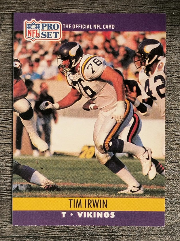 1990 Pro Set #569 Tim Irwin