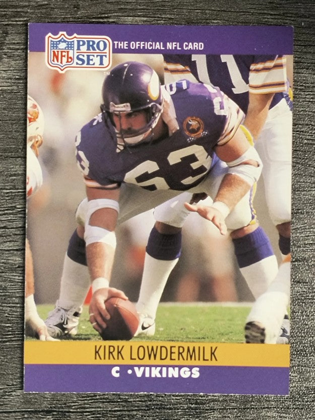 1990 Pro Set #572 Kirk Lowdermilk