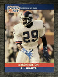 1990 Pro Set #595 Myron Guyton