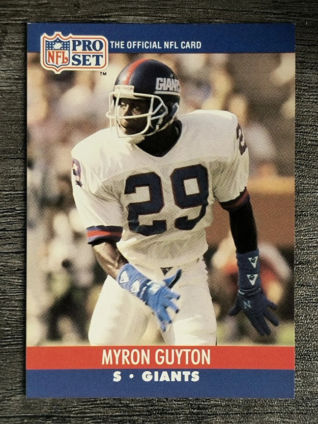1990 Pro Set #595 Myron Guyton
