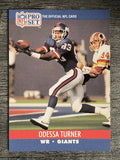 1990 Pro Set #599 Odessa Turner RC