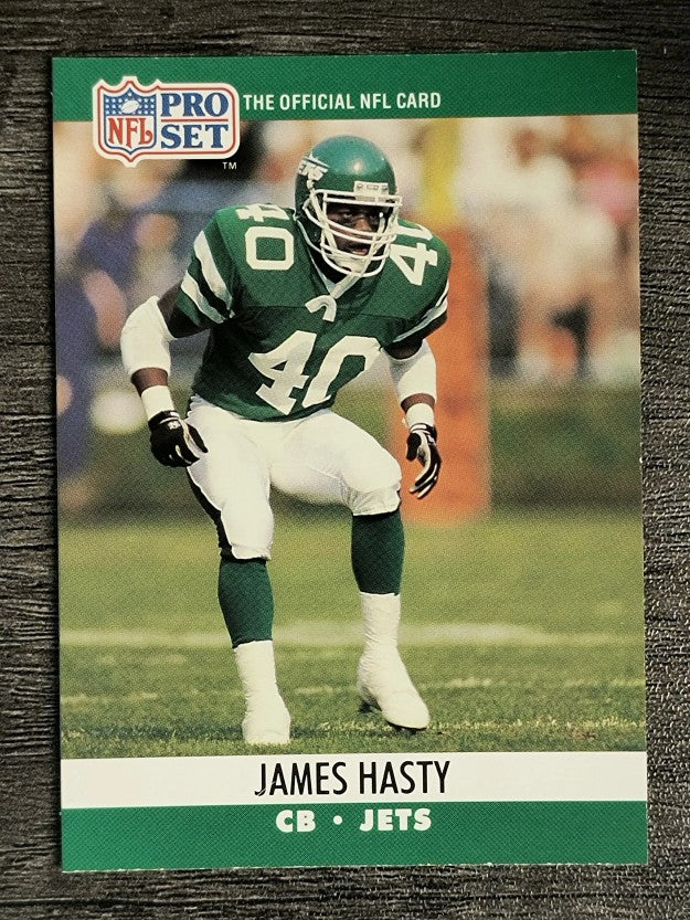 1990 Pro Set #601 James Hasty