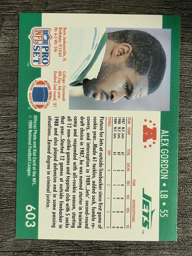 1990 Pro Set #603 Alex Gordon