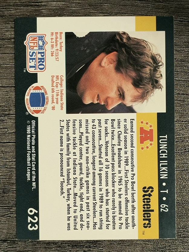 1990 Pro Set #623 Tunch Ilkin