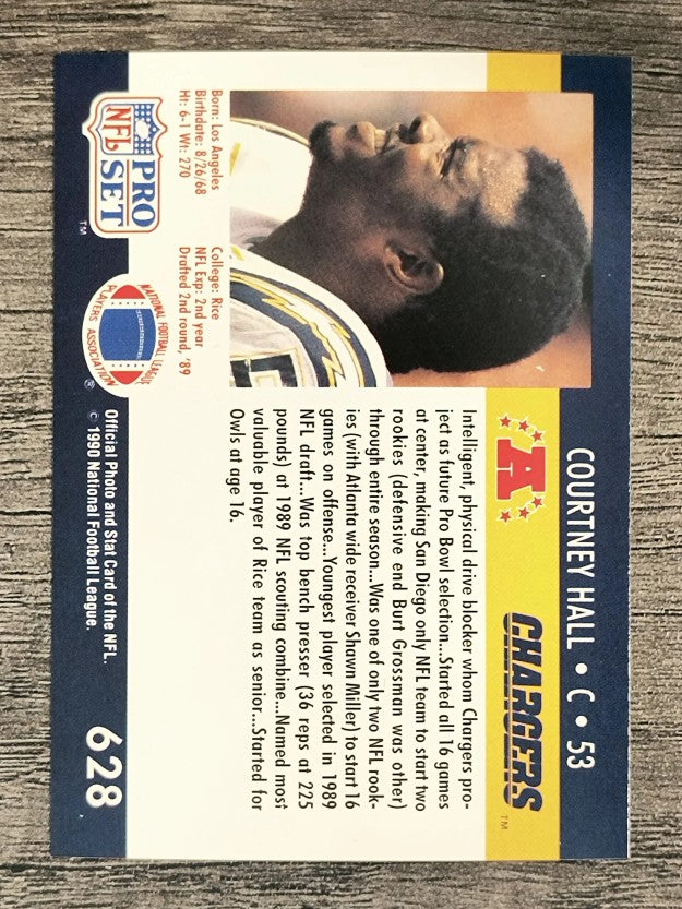 1990 Pro Set #628 Courtney Hall