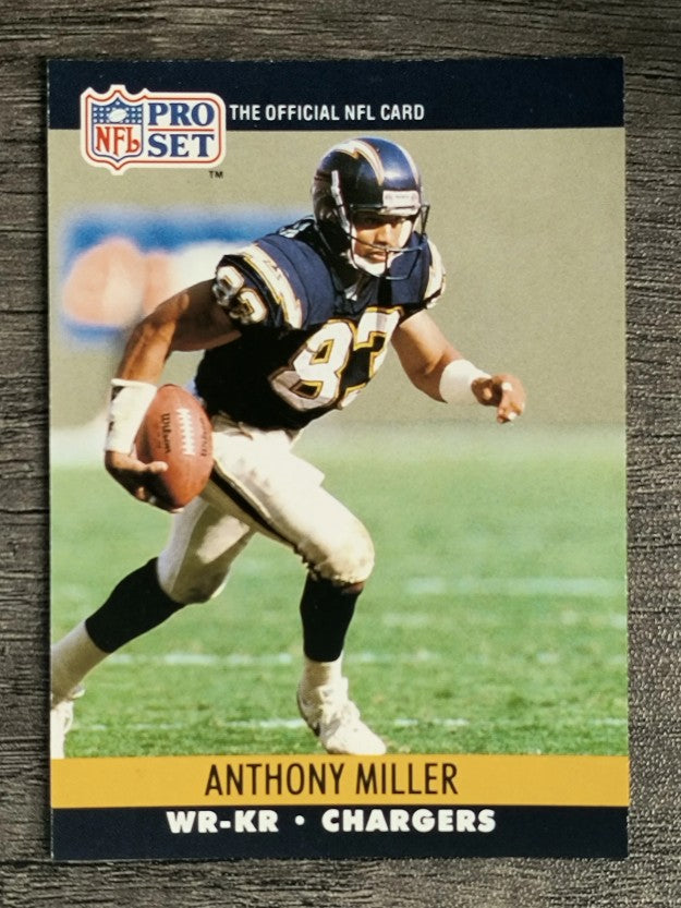 1990 Pro Set #630B Anthony Miller COR/Back says WR-KR