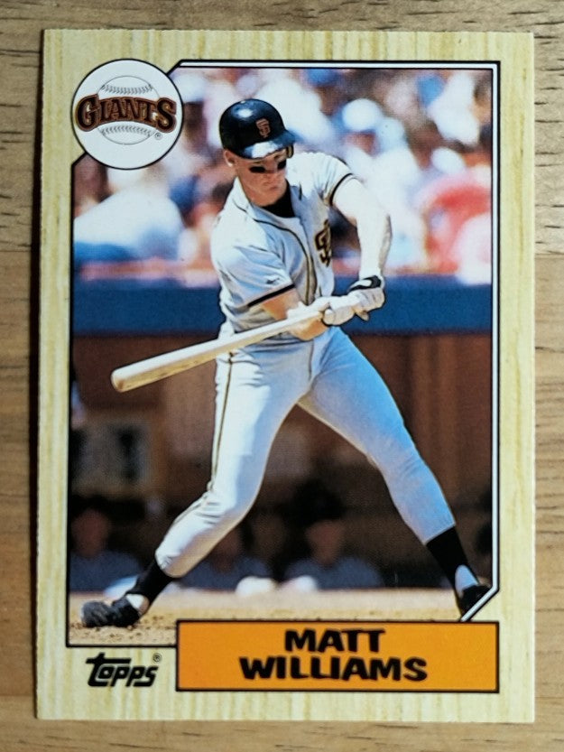 1987 Topps Traded #129T Matt Williams XRC