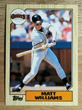 1987 Topps Traded #129T Matt Williams XRC