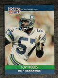 1990 Pro Set #651 Tony Woods