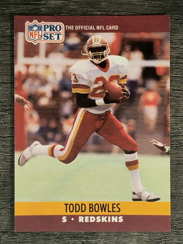 1990 Pro Set #661 Todd Bowles RC