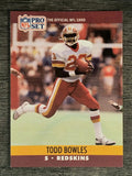 1990 Pro Set #661 Todd Bowles RC