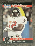1990 Pro Set #723B Oliver Barnett RC COR/Front says NT
