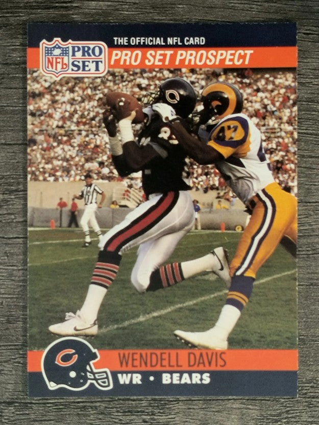 1990 Pro Set #727 Wendell Davis RC