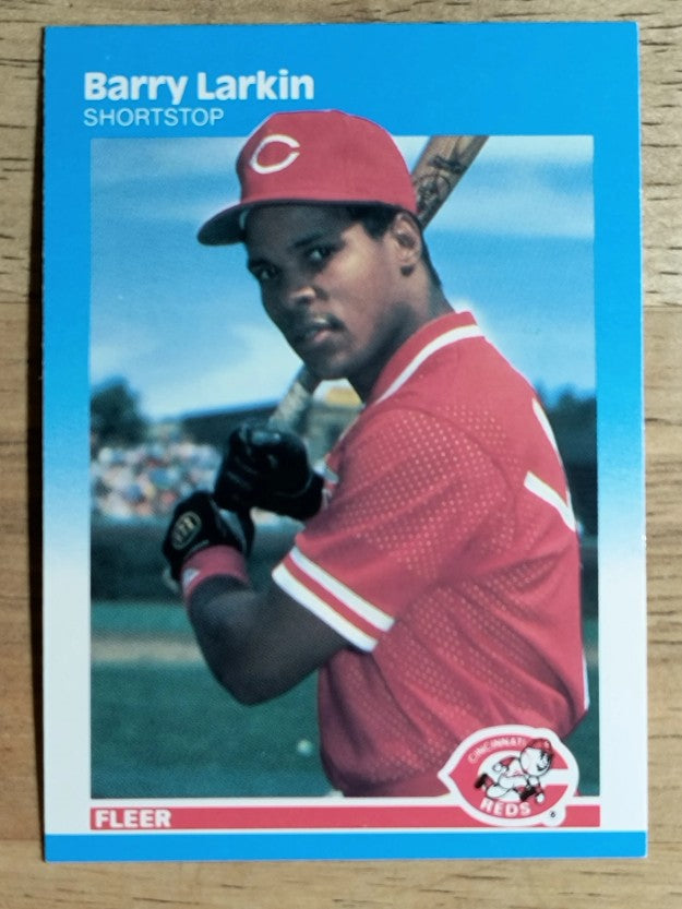 1987 Fleer #204 Barry Larkin RC