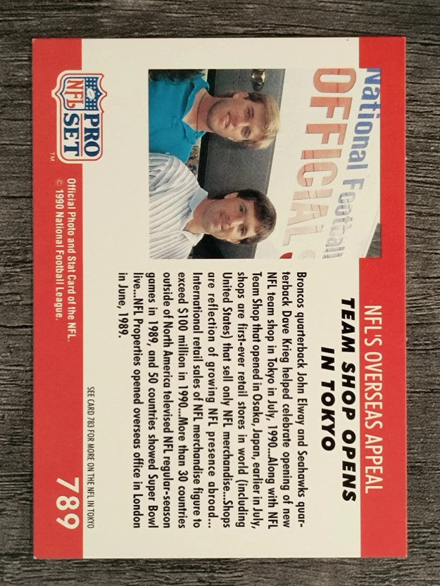 1990 Pro Set #789 Overseas Appeal