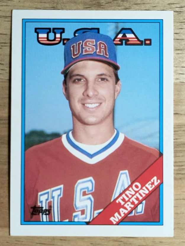 1988 Topps Traded #66T Tino Martinez OLY XRC (NM)