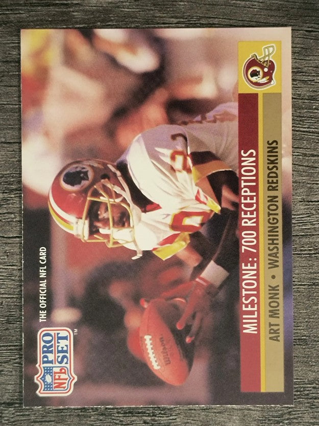 1991 Pro Set #22 Art Monk ML/700 Career Receptions