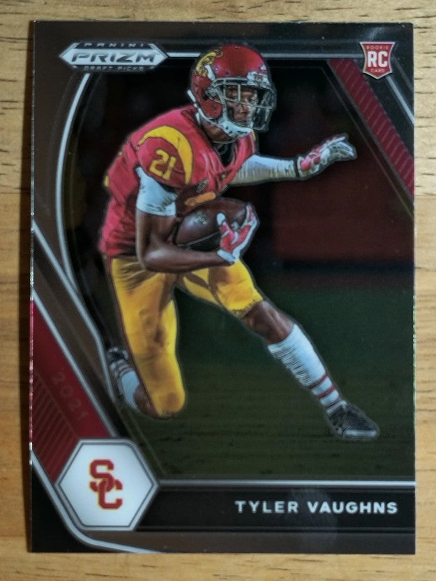 2021 Panini Prizm Draft Picks #160 Tyler Vaughns RC