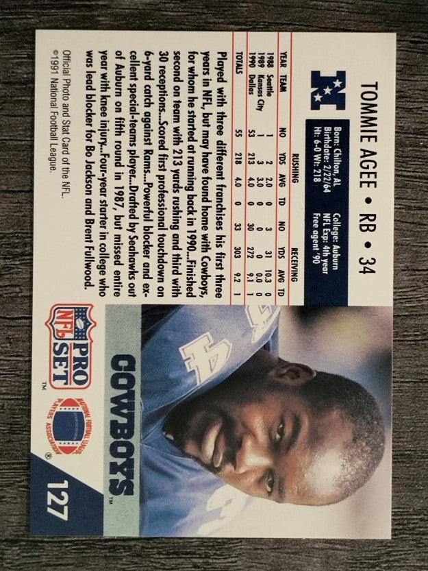 1991 Pro Set #127 Tommie Agee