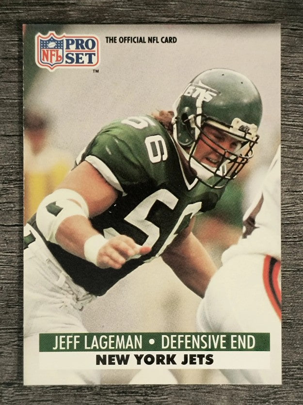 1991 Pro Set #606 Jeff Lageman